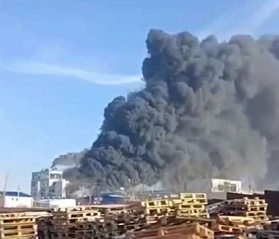 в ростовской области загорелся полиэфирный завод, который открыли в 2023 году (видео)